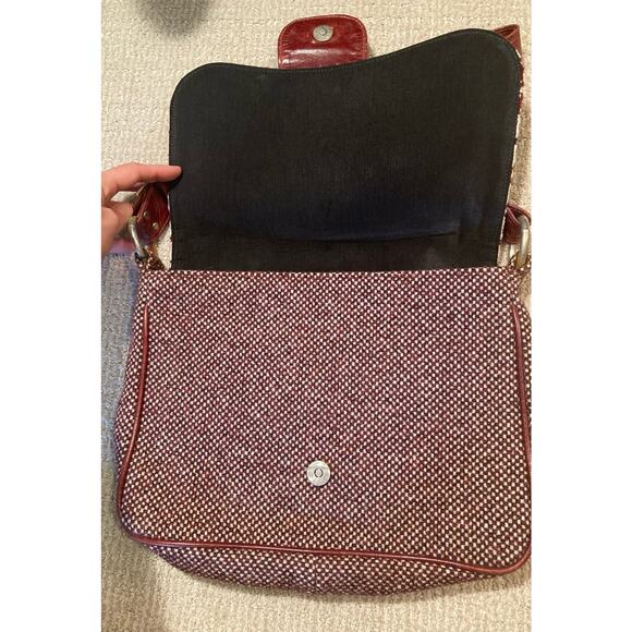 VINTAGE Auto Car Upholstery Crossbody Bag ~ Kim White ~ Chevy Blazer 1975 ATX - Picture 3 of 10